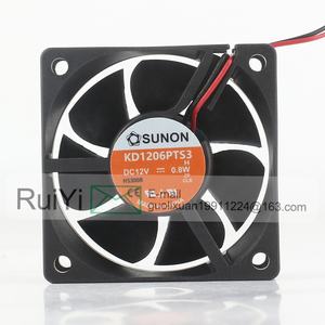 Оригинальный Sunon 5V 24V 48V DC12V 0,8 W AC EC 6025 60x60x25 мм 6 см бесшумный компьютер с магнитной подвеской 2-проводной KD1206PTS3 Вентилятор охлаждения - Product Image 2