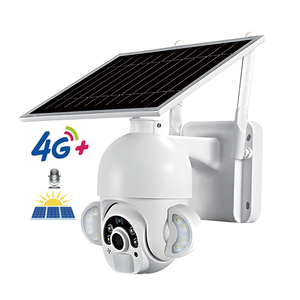 3MP <strong>Auto</strong> Tracking Battery Powered Floodlight Sim Card 4G Outdoor Solar Color Night Vision <strong>Motion</strong> <strong>Detection</strong> PTZ IP CCTV Camera - Product Image 1