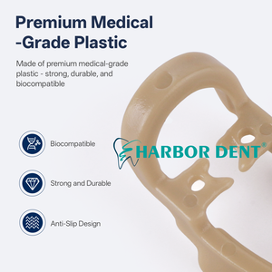 Dentale Gummi-Distal-Extension-Dam-Klemme, autoklavierbar, für Maschinen, Sektionsmatrixband, Molarenclips zur Zahnreparatur, für Dentallabore - Product Image 2