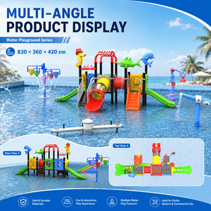 Équipement de jeux aquatiques extérieur commercial pour enfants, toboggan pour <span class=keywords><strong>parc</strong></span> <span class=keywords><strong>aquatique</strong></span> et maternelle - Product Image 2