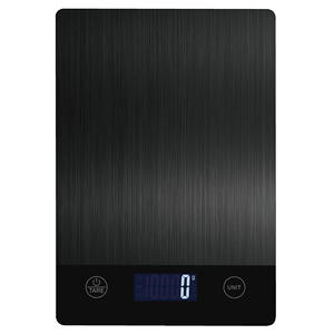 Balance de cuisine numérique en acier inoxydable 5 kg transfrontalière, à piles, avec écran LCD pour la pâtisserie et les aliments nutritifs - Product Image 4
