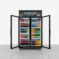 Réfrigérateur de présentation commercial multi-étages ouvert pour supermarché, congélateur îlot pour magasin de détail - Vente en gros usine