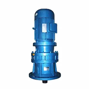 BLD XLD BLY shaft mounted vertical to horizontal cycloidal gearbox reducer with gear motor
