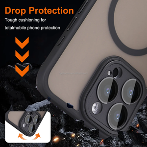 Étui de téléphone portable de qualité supérieure, respectueux de la peau, mat, en TPU+PC, résistant aux chocs, sûr, magnétique, étanche, anti-traces de doigts, pour - Product Image 6