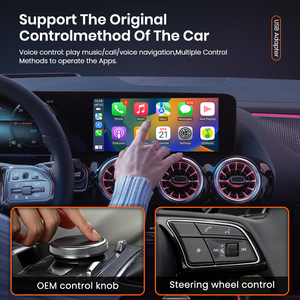 Adaptador Inalámbrico Portátil MMB 2025 AA MINI para Apple CarPlay y <span class=keywords><strong>Android</strong></span> <span class=keywords><strong>Auto</strong></span>, Dongle Universal para Automóvil con Función Plug and Play - Product Image 2