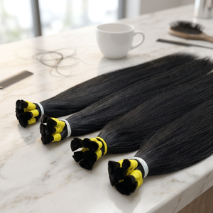 One Donor Raw Vietnamese Baby Bulk Hair <b>Extensions</b> 100% Virgin Human Hair <b>Extensions</b> <b>For</b> <b>Braiding</b> Premium Quality - Product Image 3