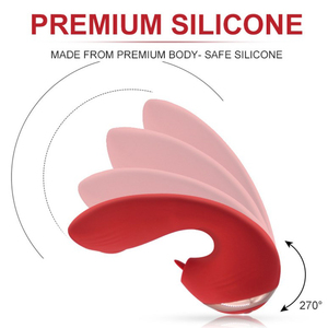 Juguete Sexual para Adultos de Silicona de Grado Alimenticio, 10 Frecuencias de Vibración + 10 Velocidades de Lamido + 5 Velocidades de Gemido, 100% Impermeable para Mujeres - Product Image 3