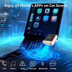 Adaptateurs sans fil CarPlay miniatures CP030-2 professionnels, ultimes, tout-<span class=keywords><strong>en</strong></span>-un, à puce rapide, <span class=keywords><strong>streaming</strong></span> sans latence pour Hyundai Santa Cruz 2024 - Product Image 5