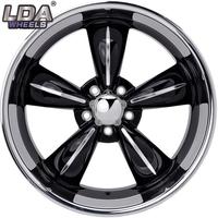 Jantes forgées Rebel en aluminium 6061-T6, finition noir brillant VO-5, 18/20 pouces