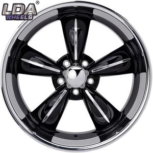 Rueda Forjada Rebel Negra Brillante VO-5 <span class=keywords><strong>de</strong></span> 18/20 Pulgadas <span class=keywords><strong>de</strong></span> Aluminio 6061-T6 - Product Image 2