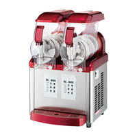 Machine à slush commerciale de qualité alimentaire 24L pour smoothie, daiquiri, margarita et granita, production de 30/h, 2 réservoirs