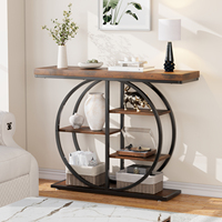 Table console étroite pour entrée, table de couloir mince avec tiroir, table d'appoint moderne pour salon et entrée