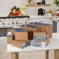 Boîtes d'emballage pour chaîne du froid, boîtes d'expédition isothermes pour aliments congelés, doublure de carton isotherme