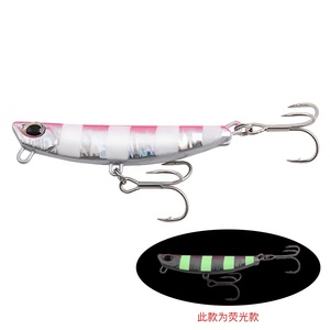 Señuelos de Pesca artificiales, cebo de lápiz pesado, 10G, 15G, 20G, 30G, 40G, 60G, adecuado para pesca al aire libre, top - Product Image 6