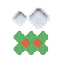 Moules de pavé d'allée en plastique à emboîtement pour pavé de gazon et grille de gazon pour une installation facile