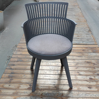 Chaises de salle à manger de jardin en osier pour l'extérieur, recyclées, à bas prix, en matières premières, Prima Pro