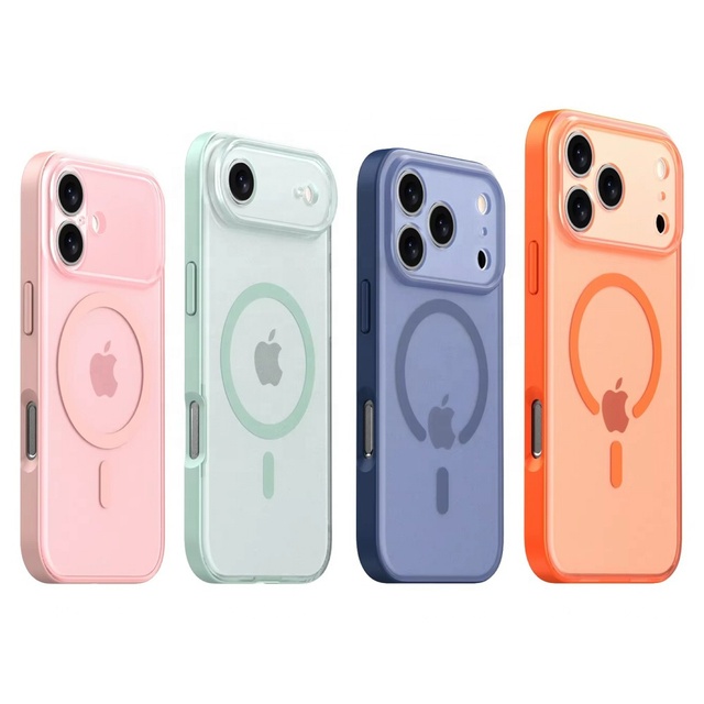 For iPhone 17 Pro Max Magnetic Translucent Frosted Case 17 Air Shockproof Anti-Fingerprint Hard PC Skin Feel Phone Case