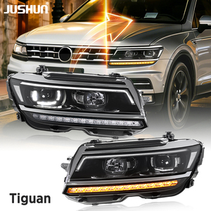 JUSHUN Vente en gros d'usine, phares améliorés pour Volkswagen Tiguan 2017-2021, phares LED, phares avant, feux de jour - Product Image 1
