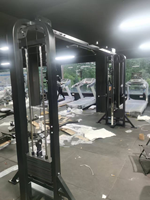 Machine de musculation ergonomique réglable pour pectoraux et dos NO.47 Cable Crossover avec pile de poids de 160 kg pour salles de sport commerciales et centres de fitness