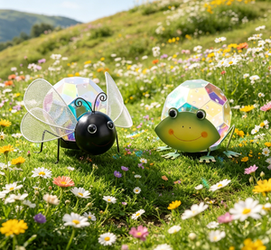 Adorno Solar LED Para Jardín – Animales De Granja Con Luz Cambiante | Blanco Y Multicolor | Smart Garden