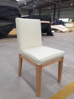 Cadre en bois massif en cuir salle à manger chaise moderne