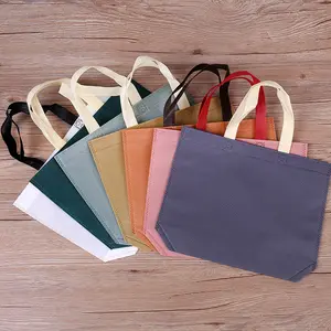 Commercio all'ingrosso borse in tessuto Non tessuto coperte da pellicola regali Shopping pubblicità borse per abbigliamento borse