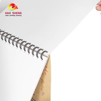 Carnet de dessin en spirale pour enfants, personnalisable avec logo, couverture en carton amusante, reliure spirale, produit en gros