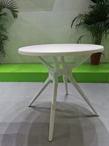 Bàn Cà Phê Ngoài Trời Bằng Nhựa <span class=keywords><strong>ABS</strong></span> Màu Trắng - Product Image 4