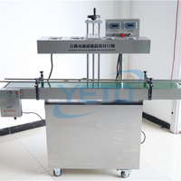 Scelleuse automatique à induction, machine de scellage automatique en aluminium pour bouteilles en verre et en plastique