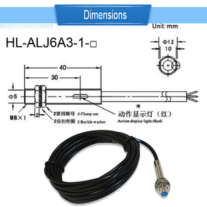 ALJ6A3-1-Z/P2 ALJ6A3-1-Z/D1 ALJ6A3-1-Z/D2 cảm biến chuyển đổi gần cảm ứng 24v36v DC ba dây PNP M6 cảm biến - Product Image 6