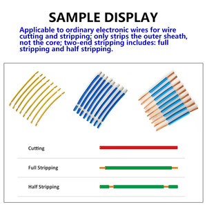 Máy cắt dây điện tự động hoàn toàn JB-320, cắt hai dây điện, bóc vỏ dây dẫn kép, máy tuốt dây - Product Image 2
