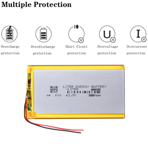 Batería de Iones de Litio de Alta Capacidad 3.7v 6060100 5000mAh - Product Image 4