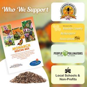Paquete de 1 onza de Semillas de Mariposa Monarca, <span class=keywords><strong>Flores</strong></span> Silvestres, Anuales y Perennes de Autoestimulación, Sin Aditivos, Semillas de Lechosa, Macetas, Jardineras - Product Image 6