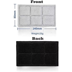 Filtros de repuesto de carbono Premium HYRA <span class=keywords><strong>Drinkwell</strong></span> filtros de <span class=keywords><strong>fuente</strong></span> de agua para perros y <span class=keywords><strong>gatos</strong></span> paquete de 3 negro/blanco - Product Image 2