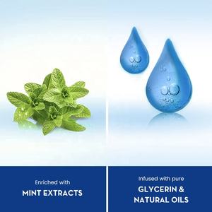 Etiqueta privada Blue Mint Cool Body Wash con extracto de Aloe Barbadensis Mint Organic Body Wash Plant Gel de Ducha - Product Image 3