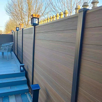 Paneles Decorativos Modernos de WPC para Paredes Exteriores, Panel de Madera Impermeable con Función Ignífuga para Revestimiento de Paredes Exteriores