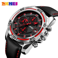 Coffret Cadeau Montre Quartz Homme Portefeuille SEIKO Bracelet Cuir Rond Chronographe Date Etanche Luxe OEM Logo Usine