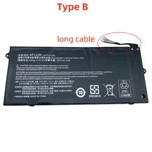 อะไหล่แบตเตอรี่แล็ปท็อป AP13J4K 45WH 11.4V สำหรับ <span class=keywords><strong>ACER</strong></span> <span class=keywords><strong>Chromebook</strong></span> <span class=keywords><strong>C720</strong></span> C720P C740แบตเตอรี่แล็ปท็อปสำหรับแล็ปท็อป4เซลล์ - Product Image 6