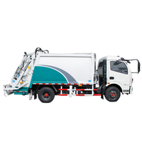 Véhicule d'assainissement municipal 4x2 diesel Euro 5, capacité 7m, transmission manuelle, moteur à boîte de vitesses compacte, directement de l'usine chinoise