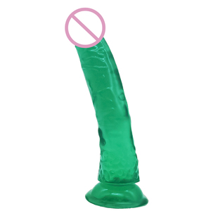 Realistic Dildo Anal Masturbator Sex Toys for Couples Crystal Jelly Dildo Suction Cup <strong>Penis</strong> Thrusting Dildo Phalos for Women <strong>Hot</strong> - Product Image 4