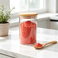 Geen kunstmatige smaakversterkers, gevriesdroogd aardbeipoeder, uniforme roze-rode tint, grote partij, fabriekslevering