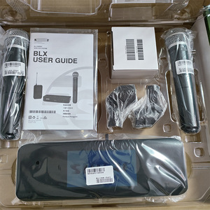 Sistema de Micrófono Inalámbrico BLX288 <span class=keywords><strong>PG58</strong></span>, Micrófono Inalámbrico de Doble Canal, Patrón Cardioide Dinámico, Micrófono Vocal, 75dB SNR - Product Image 2