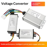 Convertisseur DC-DC haute puissance pour véhicule électrique 36V-72V vers 12V 10A-30A, noyau en cuivre pur, contrôle intelligent