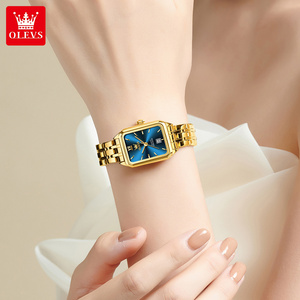 <span class=keywords><strong>Montre</strong></span> Quartz OLEVS 5616 Personnalisée Oem de Luxe à la Mode avec Logo, Dorée Classique pour <span class=keywords><strong>Femme</strong></span>, en Acier, Étanche, avec Calendrier, Cadeau - Product Image 3
