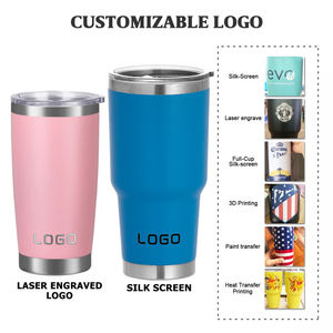 แก้วมักสแตนเลสสุญญากาศผนังสองชั้นขนาด20ออนซ์แก้วน้ำสำหรับเดินทางแก้วกาแฟพร้อมฝาปิดออกแบบได้ตามที่ต้องการ - Product Image 2