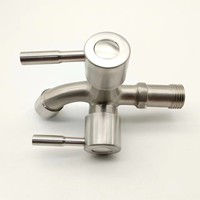 Vente en gros de robinets multifonctionnels pour machine à laver par les fabricants robinets un sur deux à double usage ouverture rapide pour laveuse