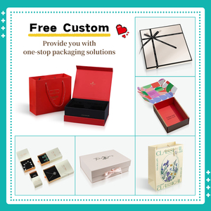 Caja de Cartón Plegable para Regalos, Cosméticos, Alimentos, con Cierre Magnético, Personalizable, para Pasteles, Joyería, Botellas, Embalaje de Papel <span class=keywords><strong>3D</strong></span> Inalámbrico - Product Image 5