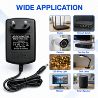 Adaptateur d'alimentation à découpage haute efficacité 12V 3A 36W multi-prises (US, EU, UK, AU) pour guirlandes lumineuses LED et lampes – Production personnalisée