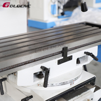Fraiseuse verticale de précision GOLDCNC ZX50C pour le fraisage et le perçage des métaux, capacité de 50 mm, moyeu universel de moyenne capacité MT4