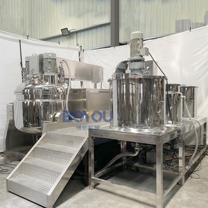 Stainless Steel Vacuum Emulsifying Mixer For Toothpaste <strong>Manufacturing</strong> Disperser Mixing Emulsion Homogenization Machine